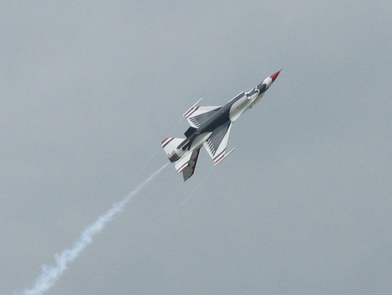 Blue Angels and Thunderbirds fly over region to honor frontline health workers