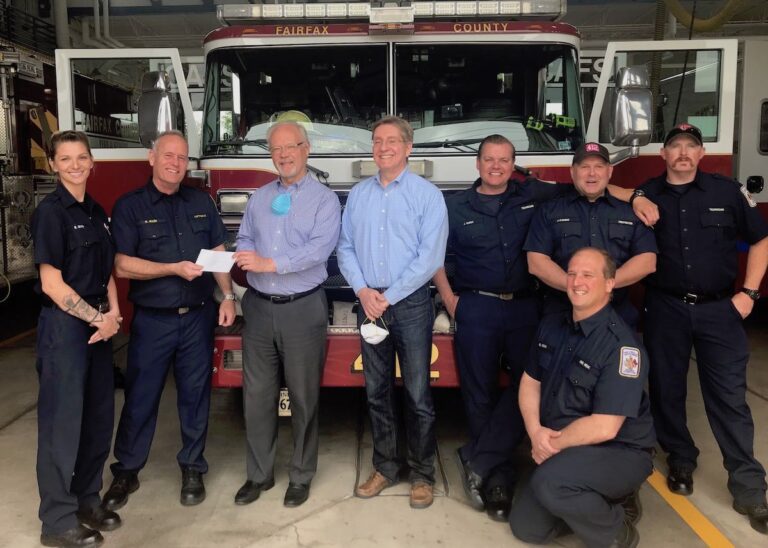 GFCA presents check to Great Falls first responders