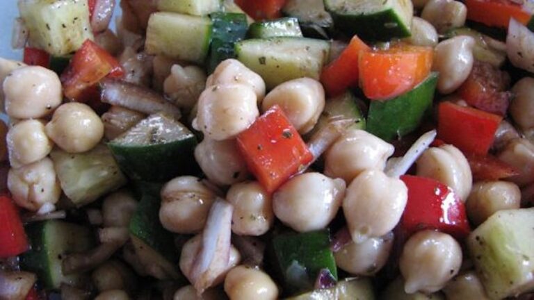 Quick chickpea salad recipe