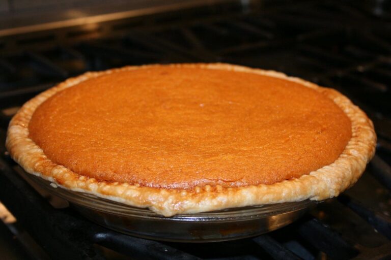 In time for Thanksgiving, sweet potato pie