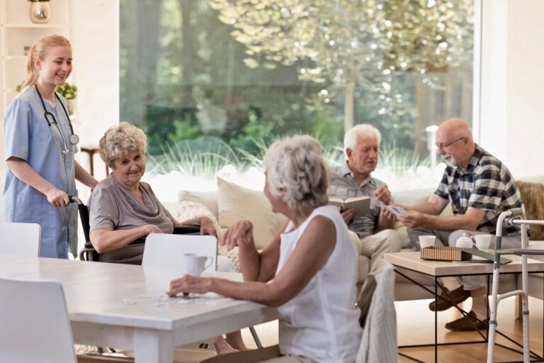 Reuniting long-term care facility residents and families