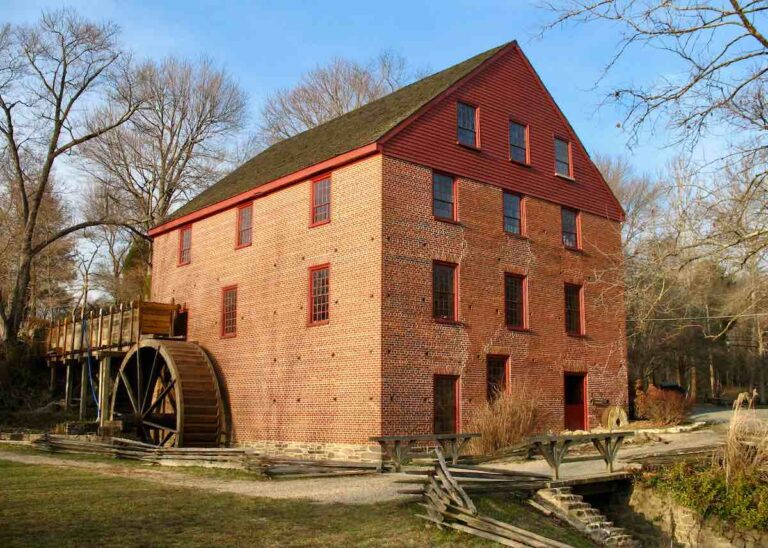 Colvin Run Mill reopens with a new flume and waterwheel
